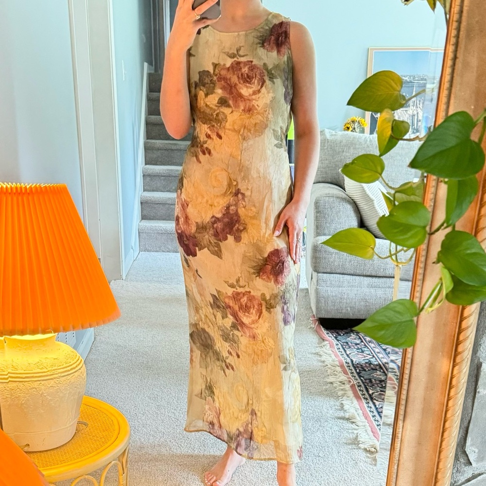 NWT vintage floral dress Christy Lyn